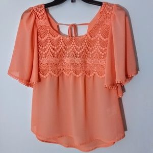 My Michelle Wide Sleeve Top